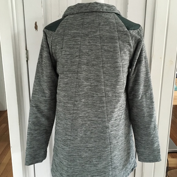 The North Face Long Pseudio Jacket Green - Picture 2 of 7